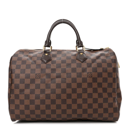 Louis Vuitton Damier Ebene Speedy 35 1 of 11