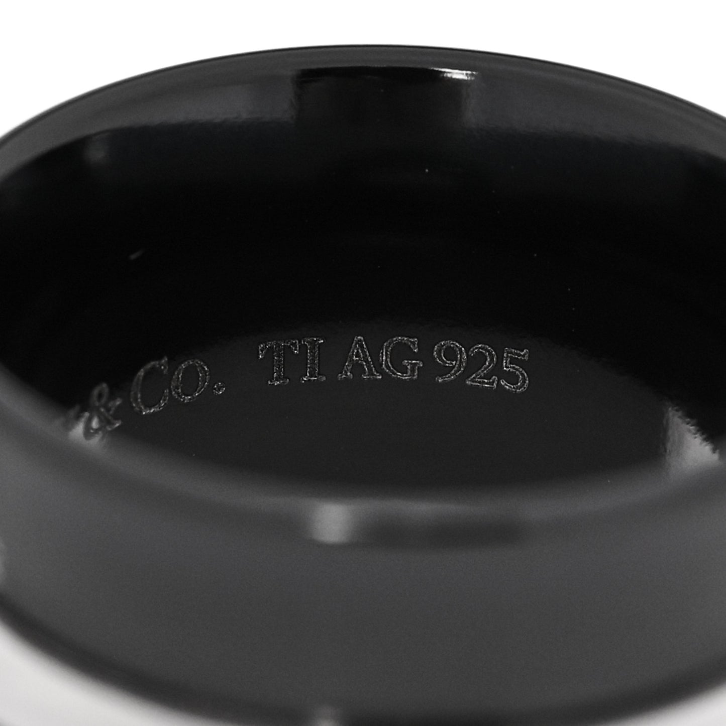 Sterling Silver Titanium 1837 Wide Ring 47 4