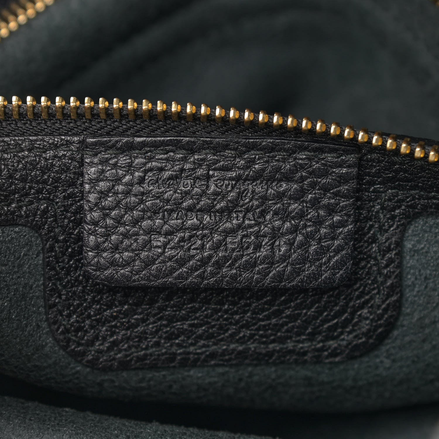 Salvatore Ferragamo Grained Calfskin Ally Hobo Black 10 of 11