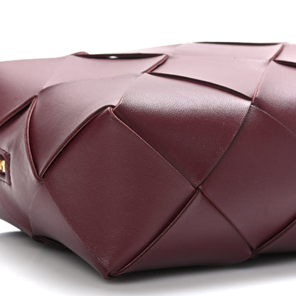 Bottega Veneta Lambskin Maxi Intrecciato Small Cassette Camera Bag Barolo 7 of 9