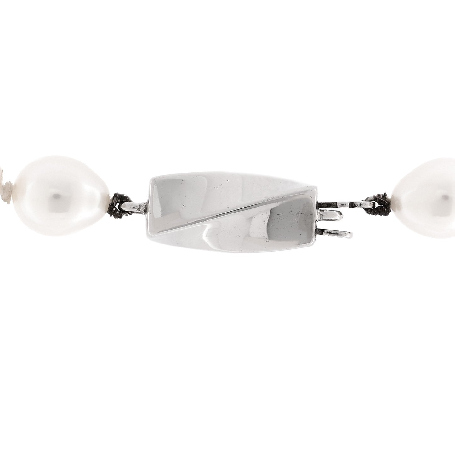Sterling Silver Freshwater Cultured Pearl 6.5-7mm Strand Necklace