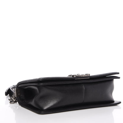 Chanel Lambskin Quilted Medium Boy Flap Black 4 of 13