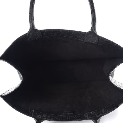 Christian Dior Oblique Calfskin Embossed Book Tote Black 5 of 8