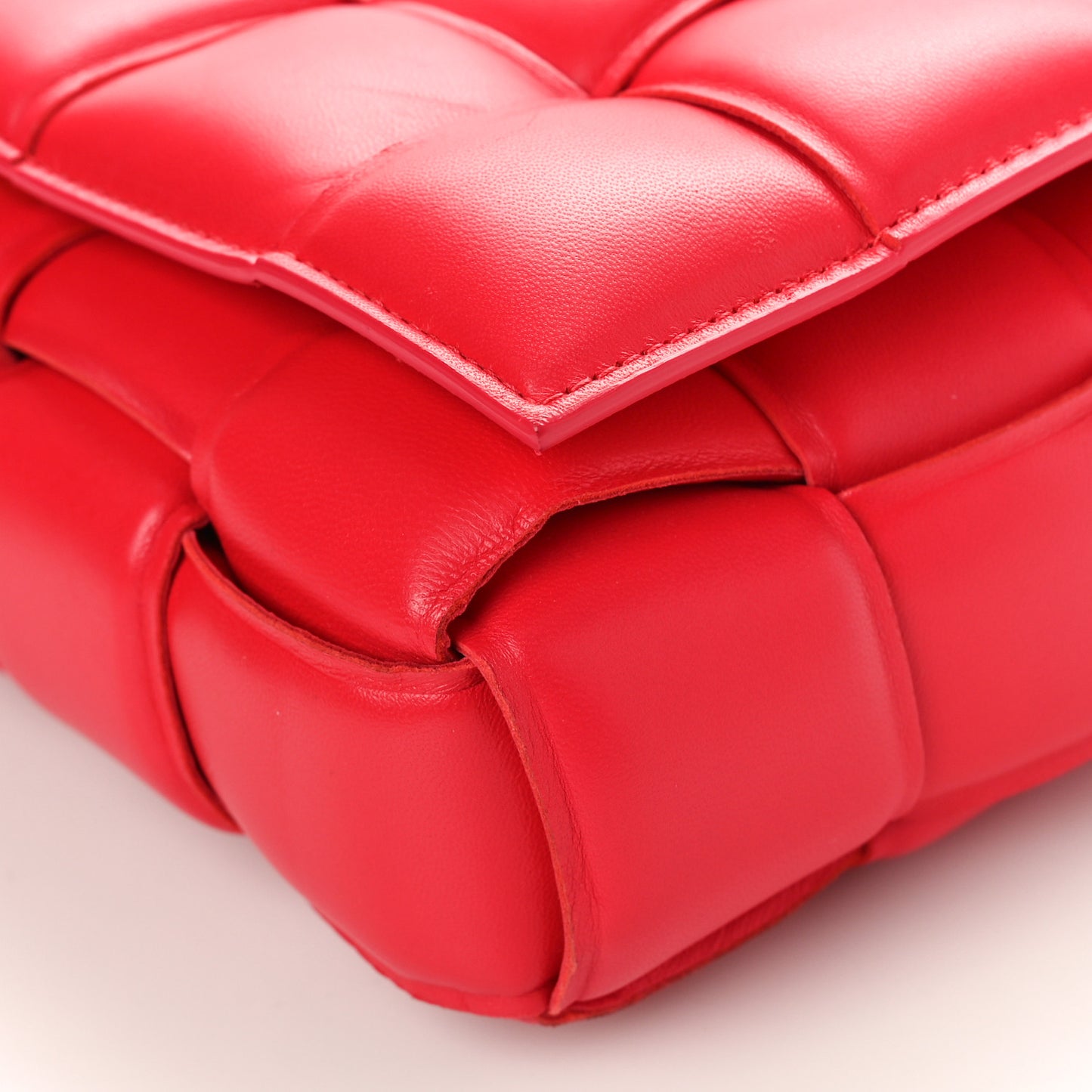 Nappa Maxi Intreccio Padded Cassette Crossbody Bag Firework