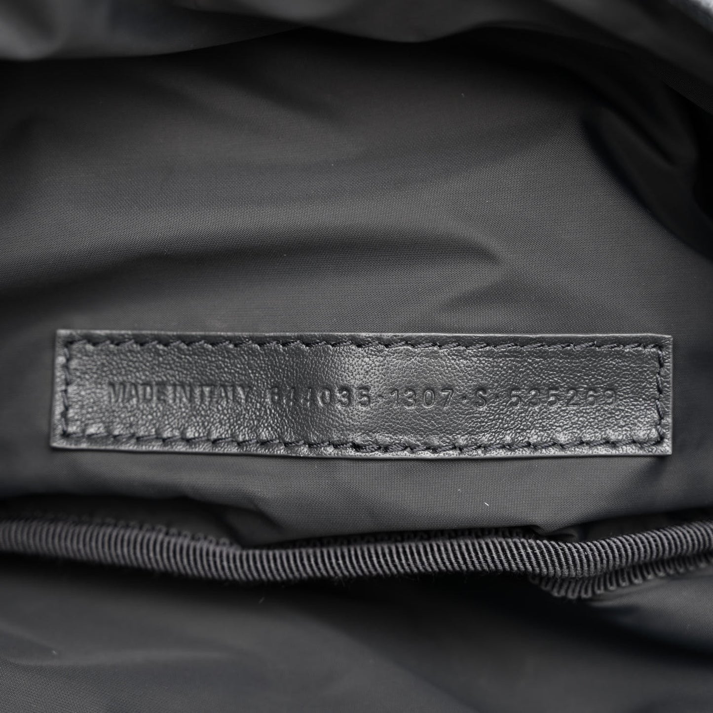 Recycled Casual Nylon Large Army Beltpack Grey