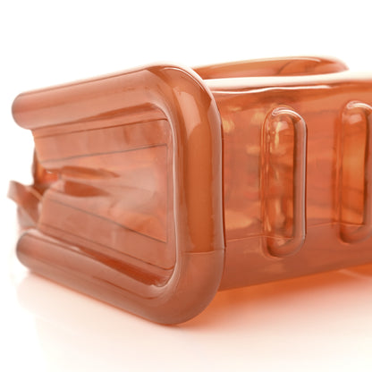 Telfar x MELISSA Jelly Small Shopping Bag Clear Brown 8 of 9