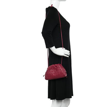 Bottega Veneta Nappa Intrecciato The Mini Pouch Amaranto 2 of 10
