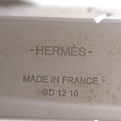 Hermes Palladium Cadenas Horse Key Ring 3 of 5
