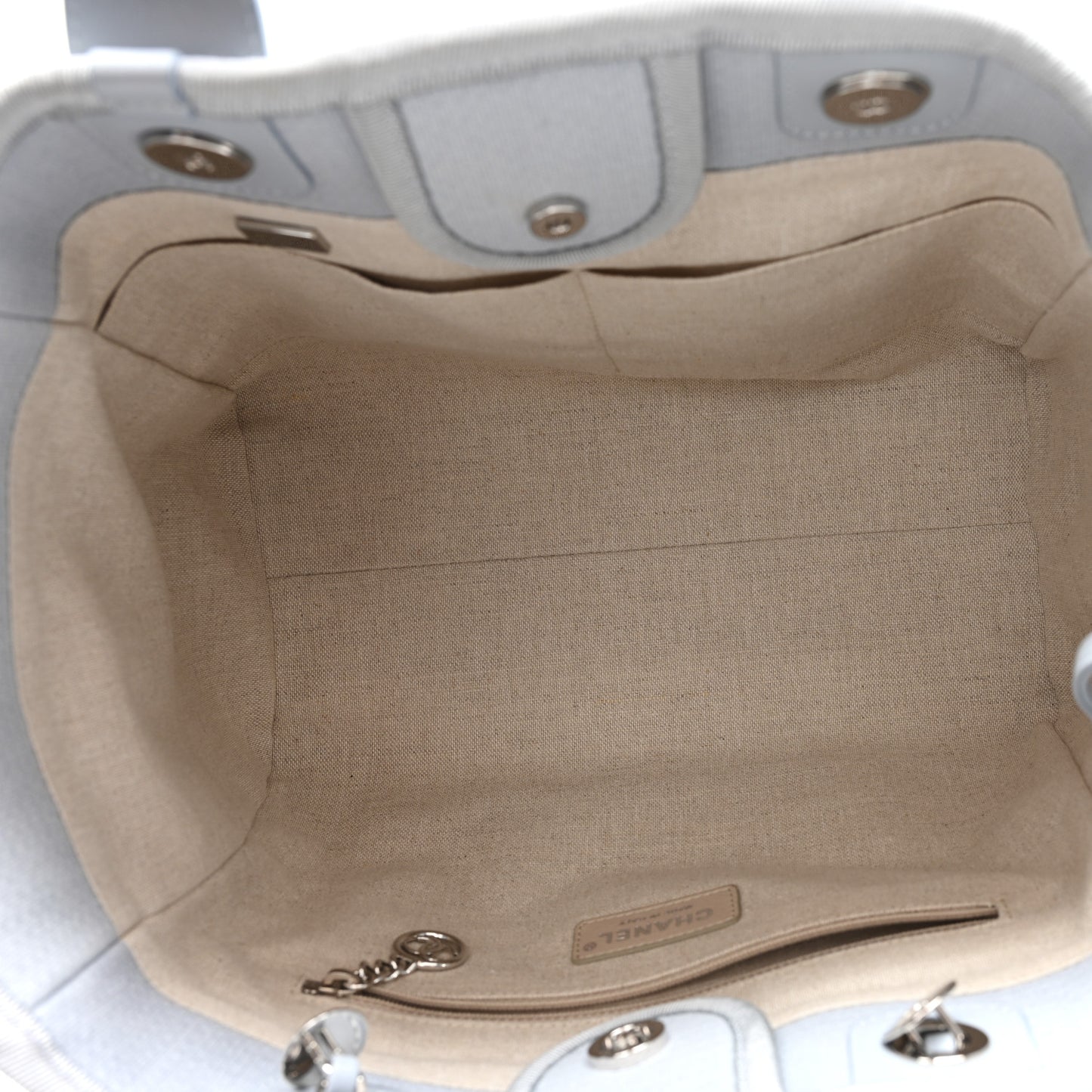 Mixed Fibers Small Deauville Tote Light Blue