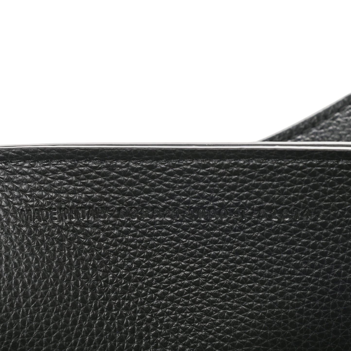 Grained Calfskin Neo Classic Gold Hardware S City Black