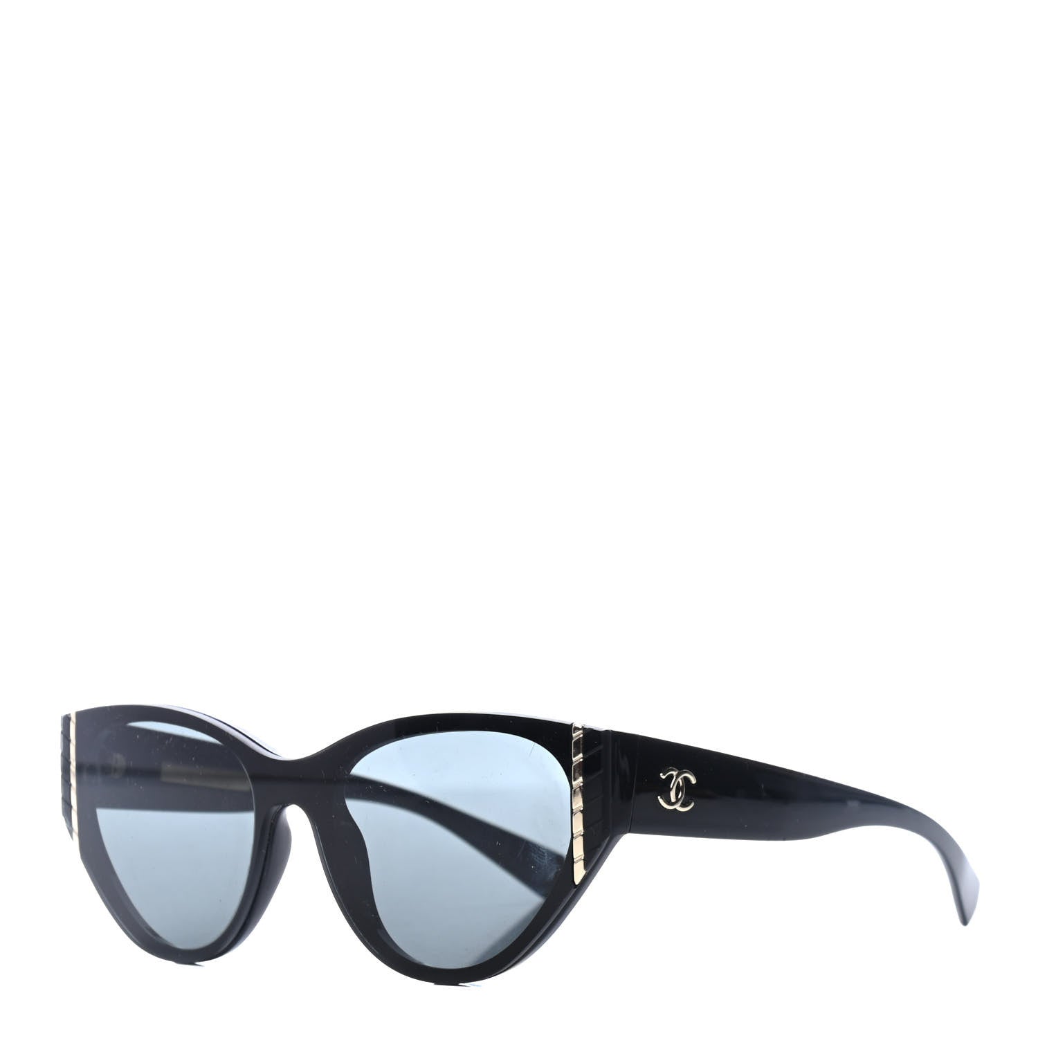 Chanel Acetate Cat Eye Sunglasses 6054 Blue 1 of 4