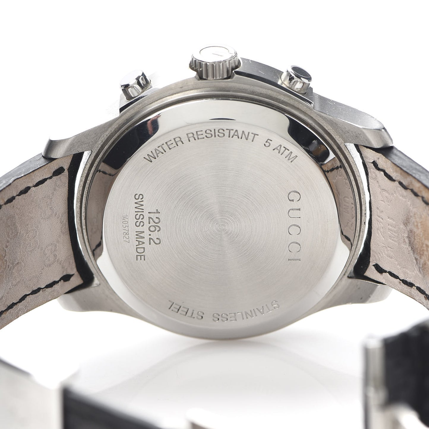 Stainless Steel Calfskin 44mm G-Timeless Chronograph Automatic Watch Black