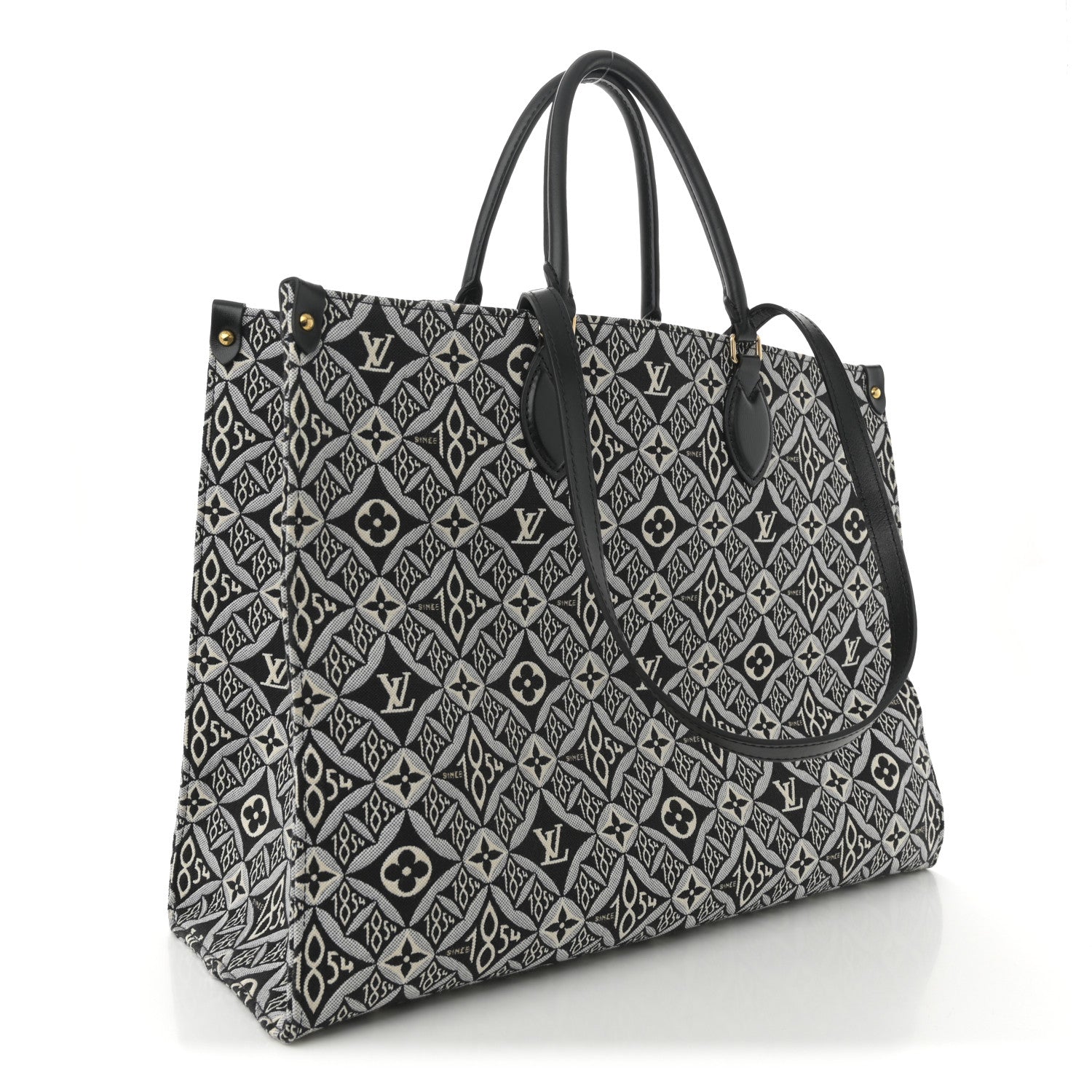 Louis Vuitton Jacquard Since 1854 Onthego GM Grey 3 of 10