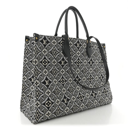 Louis Vuitton Jacquard Since 1854 Onthego GM Grey 3 of 10