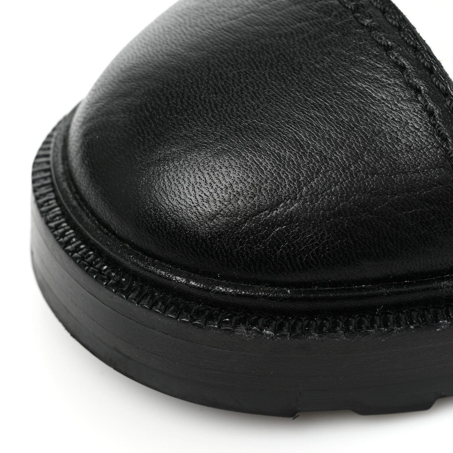 Chanel Lambskin Grained Calfskin CC Cap Toe Short Boots 39.5 White Black 12 of 14