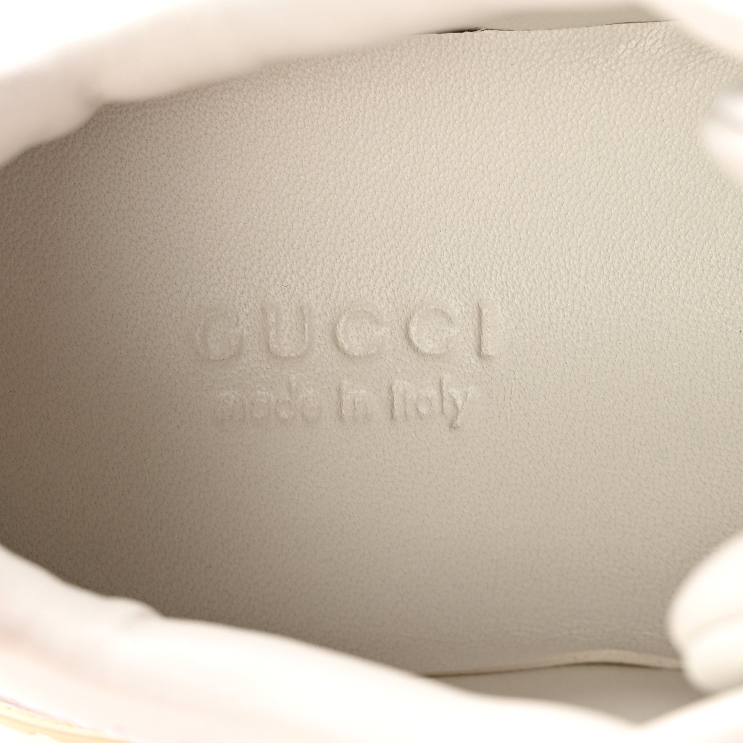 Gucci Calfskin Womens Re-Web Sneakers 35 White Pink 7 of 9