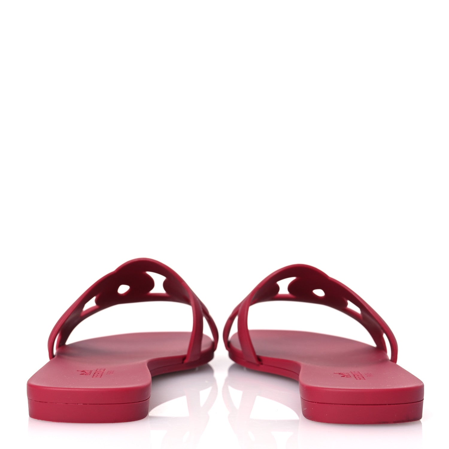 Hermes Rubber Aloha Sandals 35 Rose Baie 6 of 12