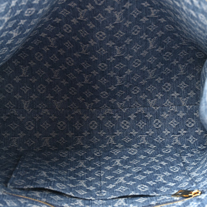 Louis Vuitton Monogram Denim Onthego MM Blue 5 of 10