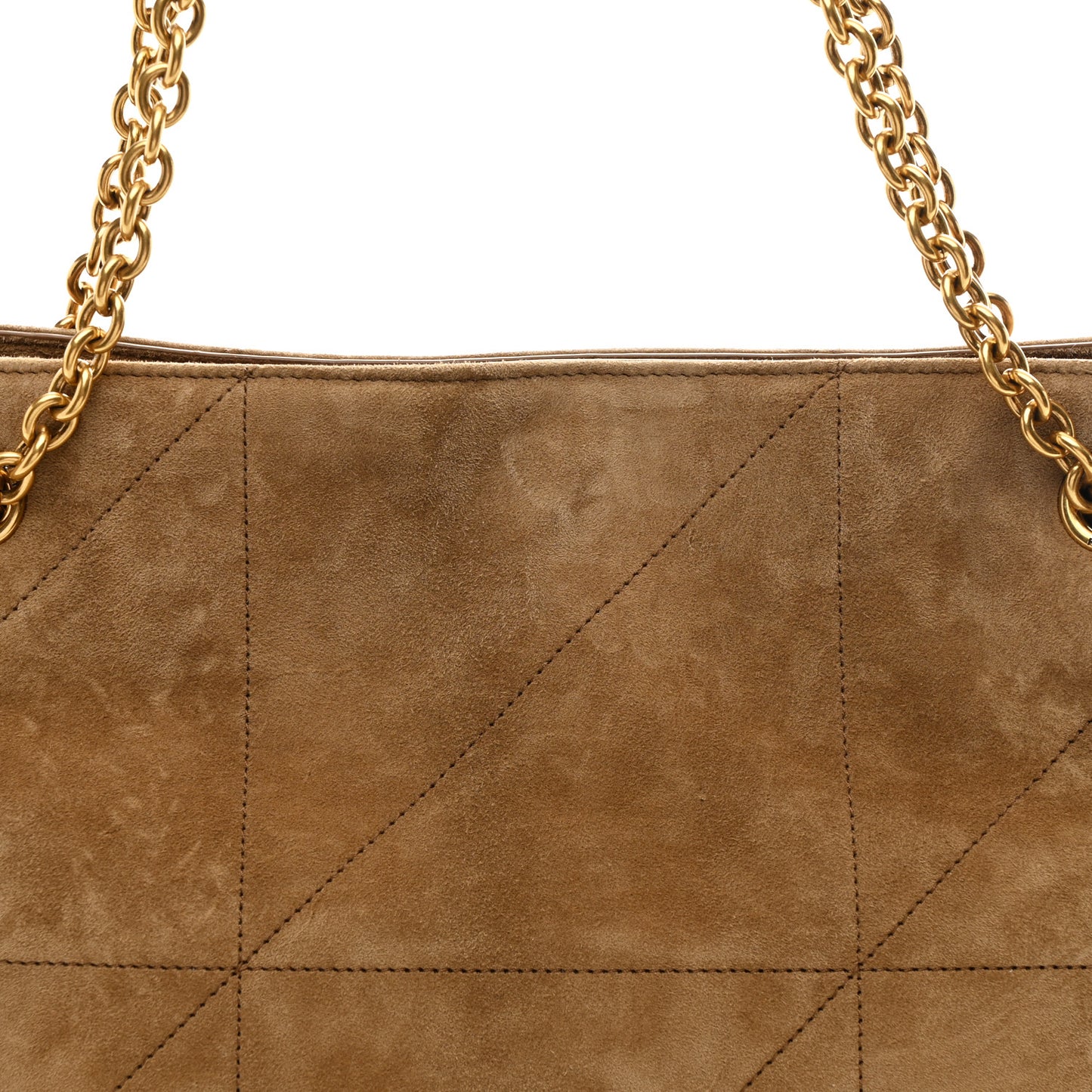 Suede Medium Jamie Shopping Tote Golden Leaf