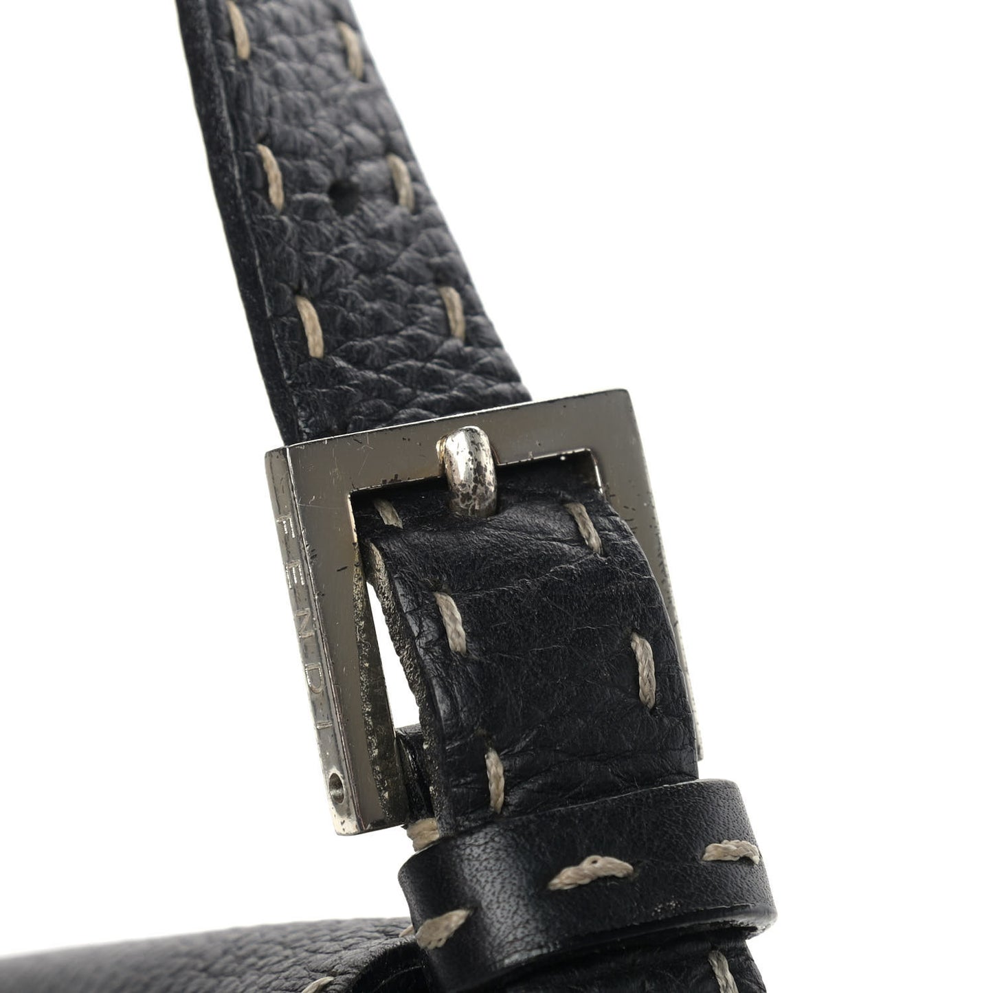 Calfskin Romano Selleria Baguette Black