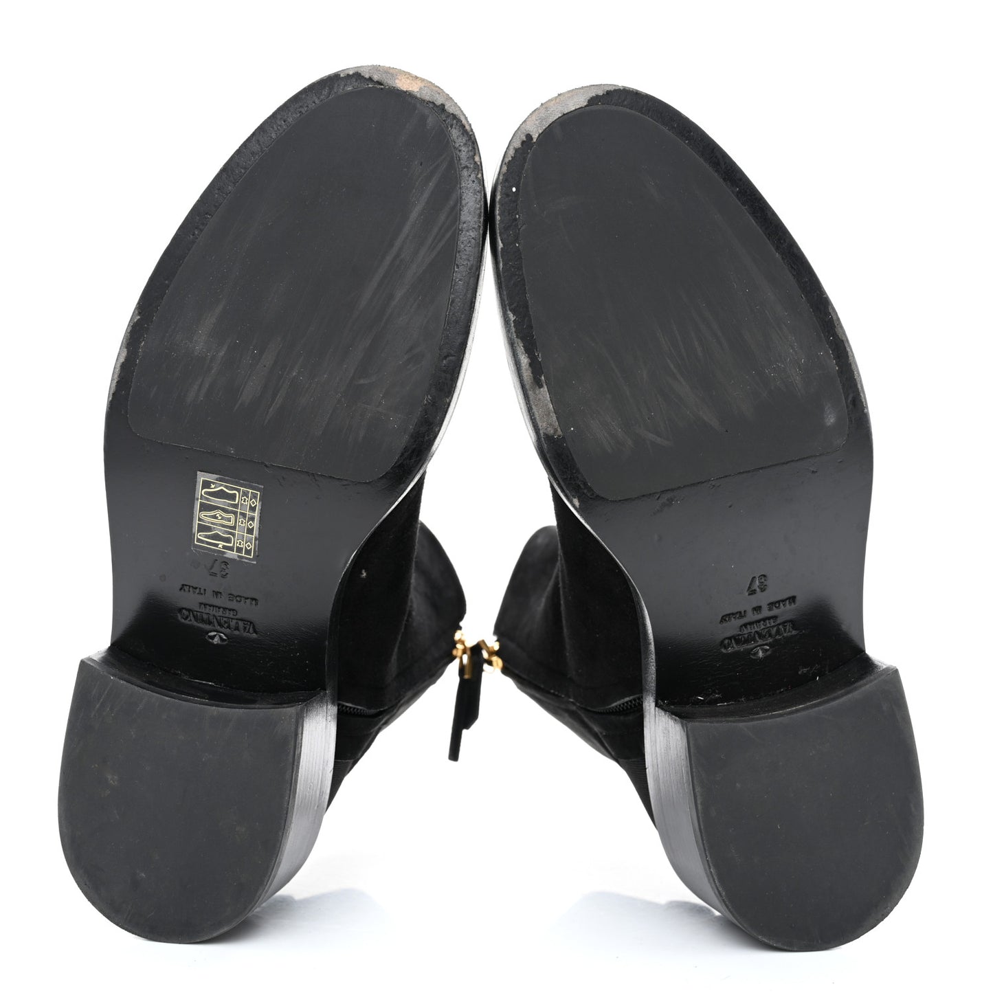 Suede VLogo 30mm Ankle Boots 37 Black