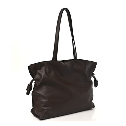 Loewe Calfskin Large Flamenco Knot Bag Chocolate 3 of 10