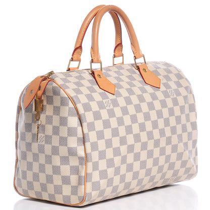 Louis Vuitton Damier Azur Speedy 30 3 of 7