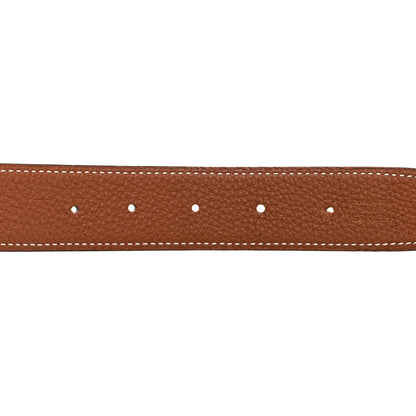 Hermes Box Collier De Chien CDC Belt 80 Black Gold 3 of 4