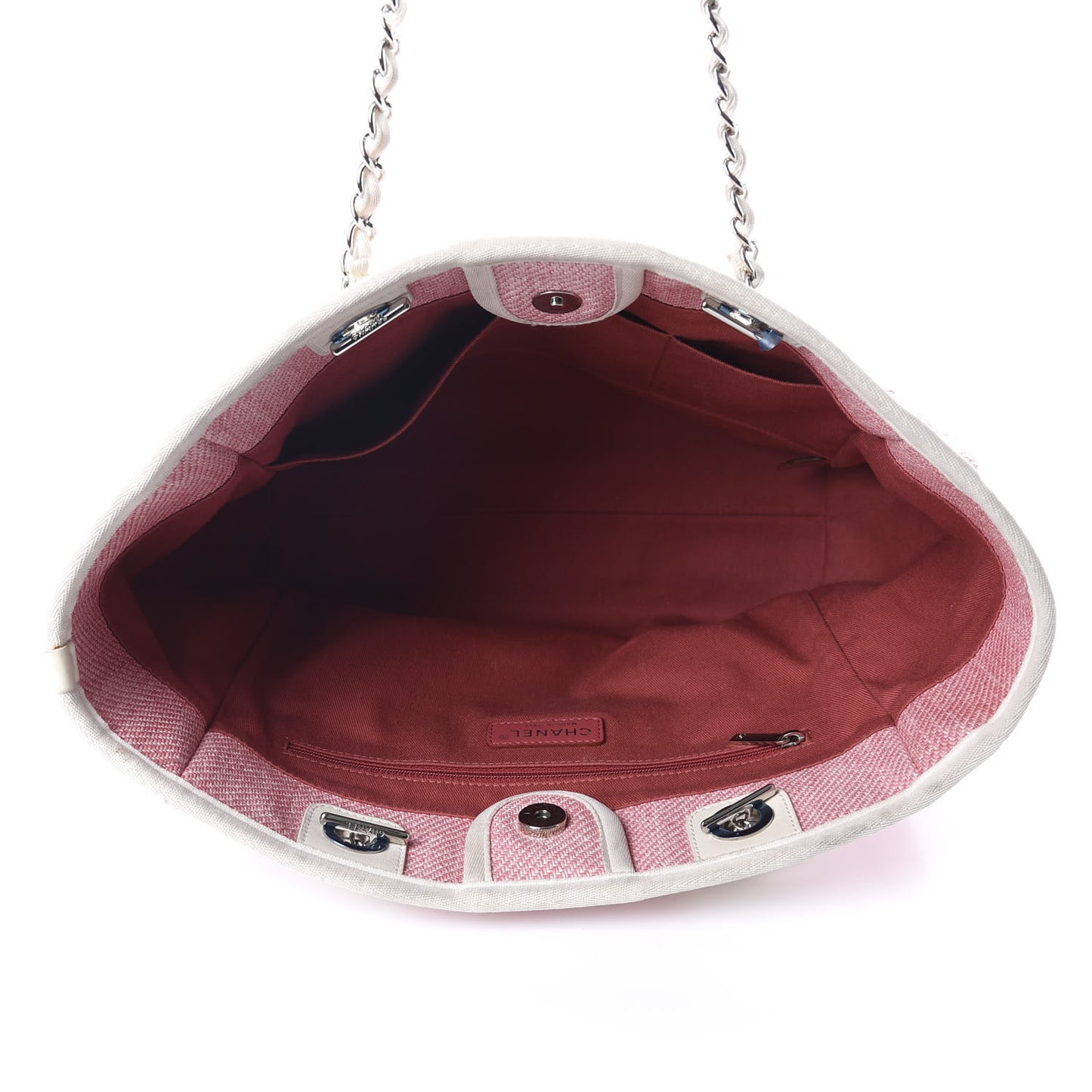 Canvas Small Deauville Tote Pink