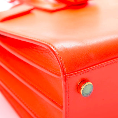 Saint Laurent Calfskin Nano Sac De Jour Orange 6 of 18