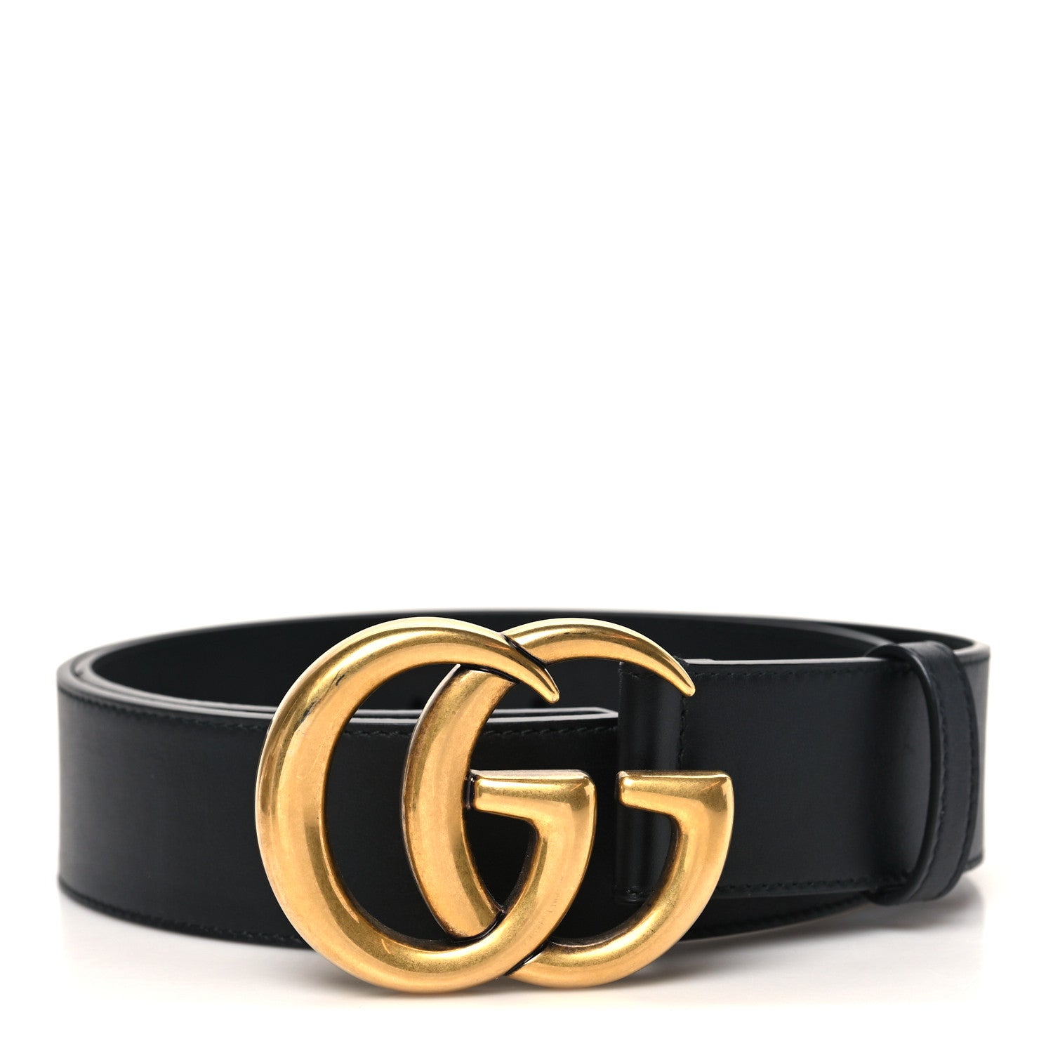 Gucci Calfskin Double G 40mm Belt 85 34 Black 1 of 6