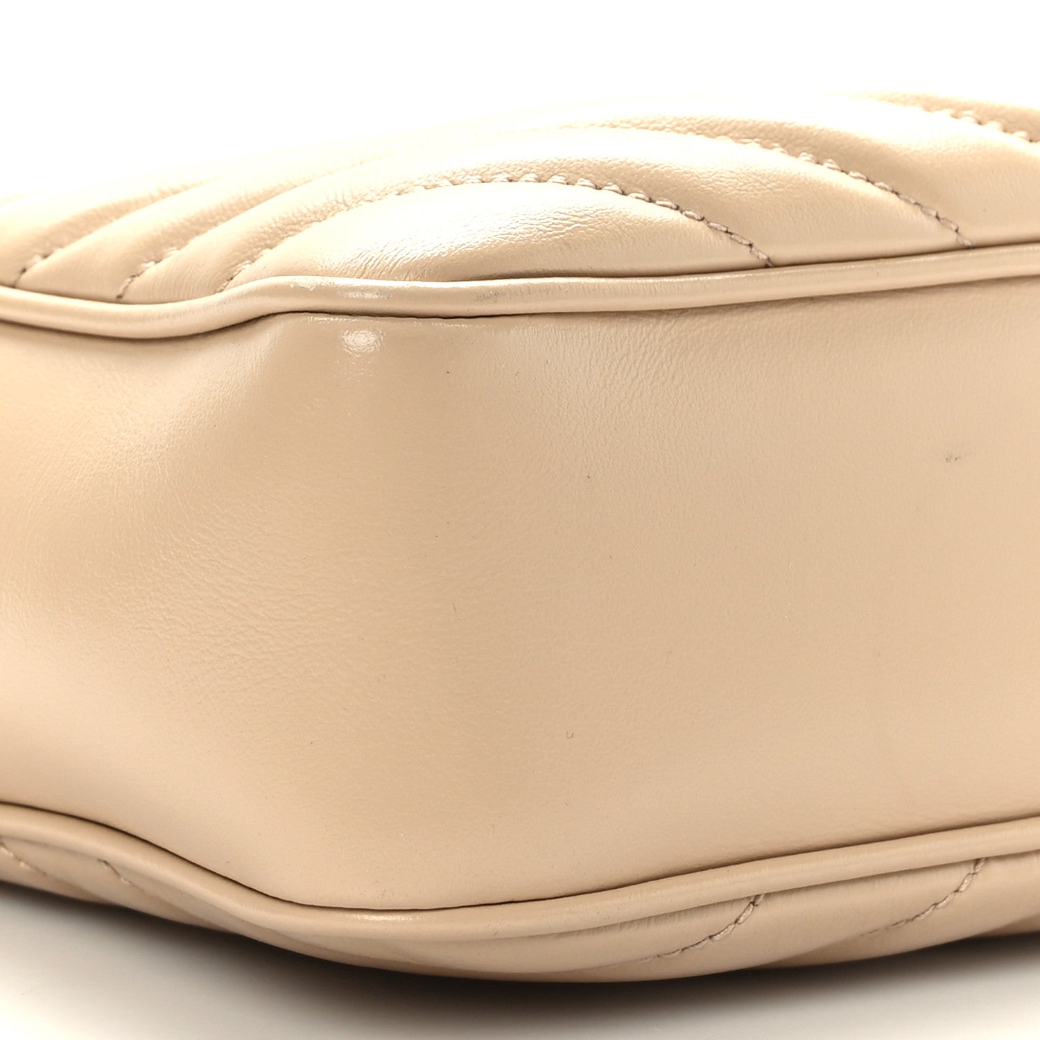 Saint Laurent Calfskin Matelasse Monogram Lou Camera Bag Nude Powder 8 of 9