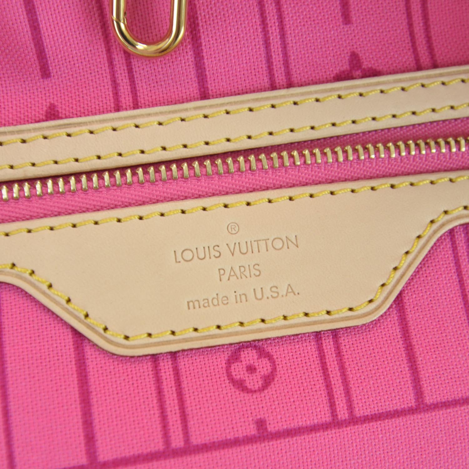 Louis Vuitton Monogram Roses Neverfull MM 8 of 9