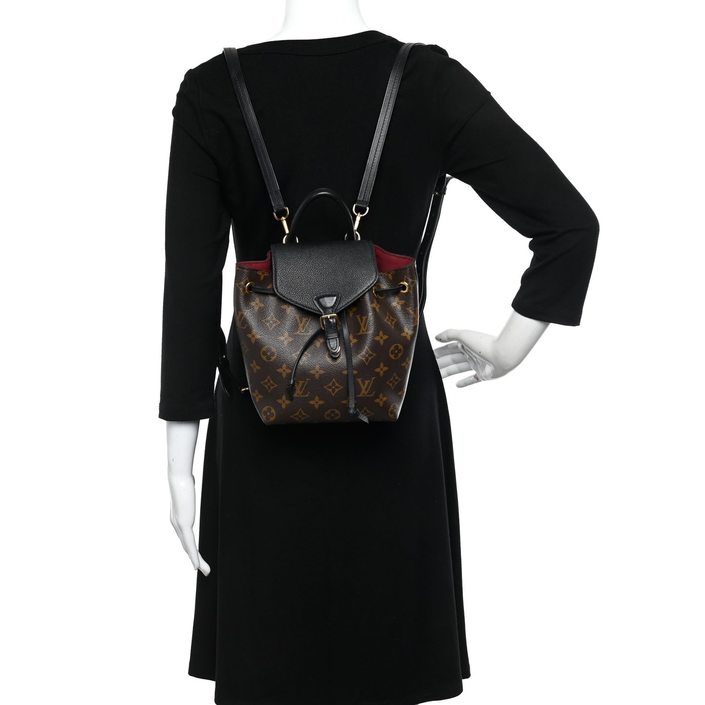 Monogram BB Montsouris NM Backpack Black