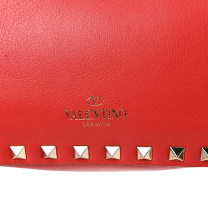 Valentino Garavani Vitello Mini Rockstud Tote Red 14 of 16
