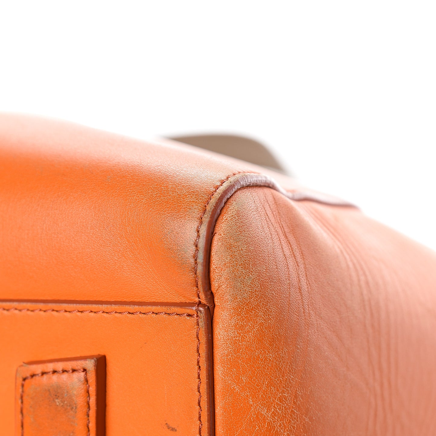 Smooth Calfskin Medium Bi-Color Antigona Orange Beige