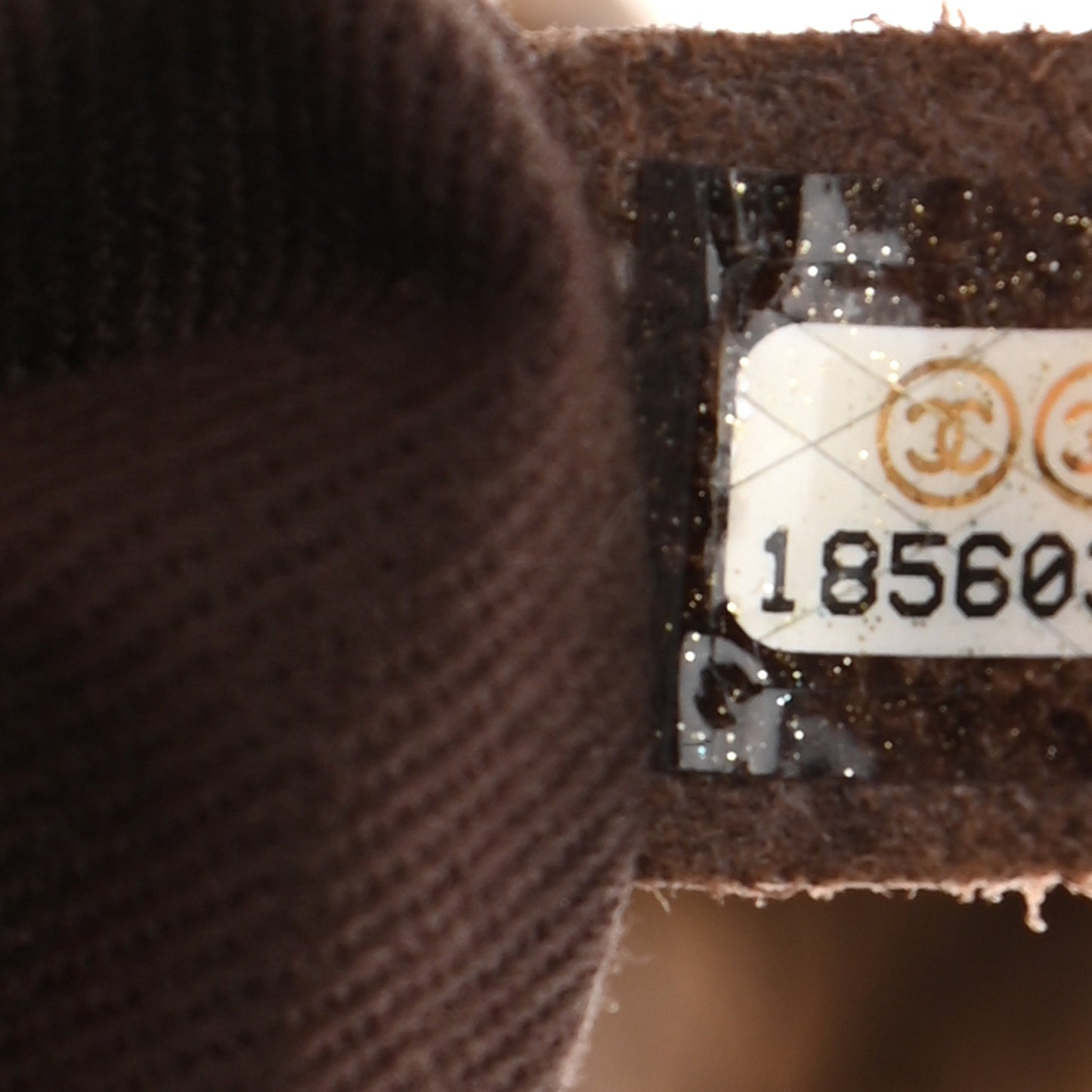 Aged Crumpled Calfskin Vintage Flap Brown