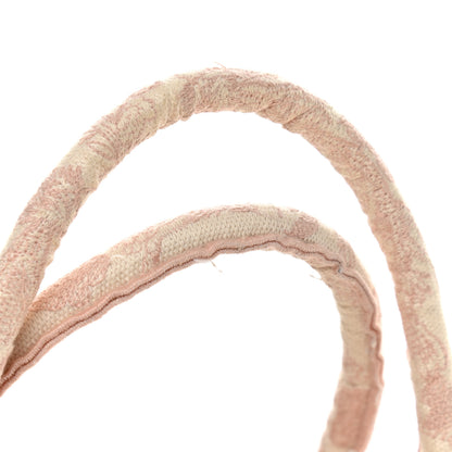 Christian Dior Canvas Toile De Jouy Embroidered Large Book Tote Pink 10 of 10