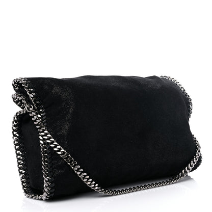 Stella McCartney Shaggy Deer Small Falabella Fold Over Tote Black 2 of 8