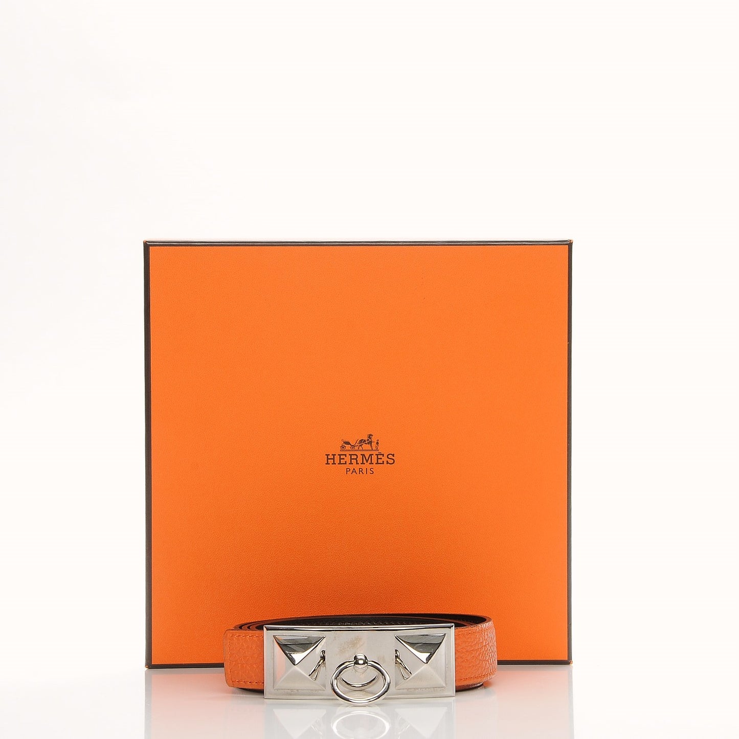 Togo Swift 24mm Sydney 90 Belt Orange Chocolate