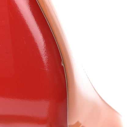 Christian Louboutin Patent Pigalle Follies 100 Pumps 37 Sunset 9 of 11