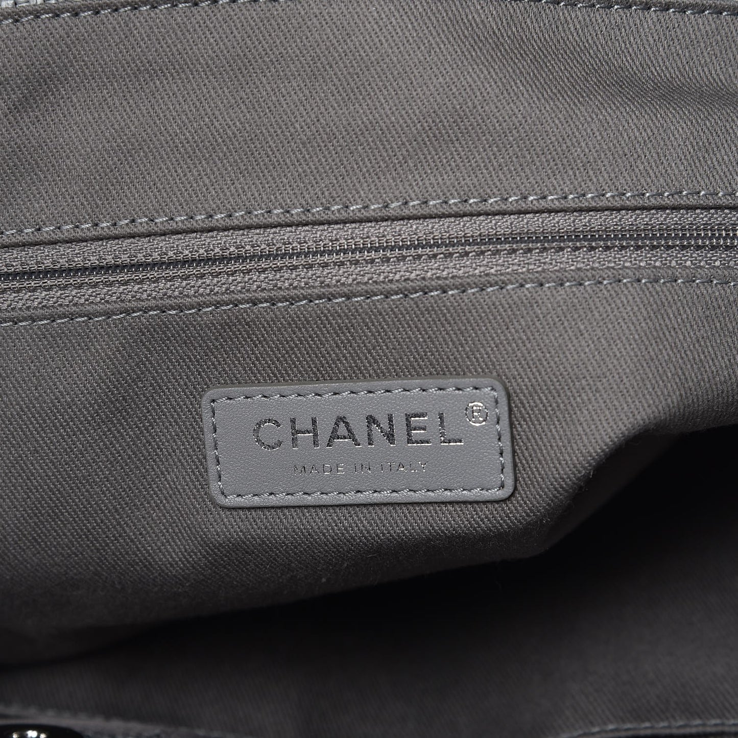 Canvas Large Deauville Tote Grey