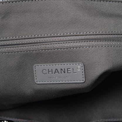 Chanel Canvas Large Deauville Tote Grey 7 of 9