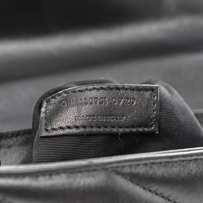 Saint Laurent Calfskin Y Quilted Monogram Toy Loulou Crossbody Bag Black 9 of 12