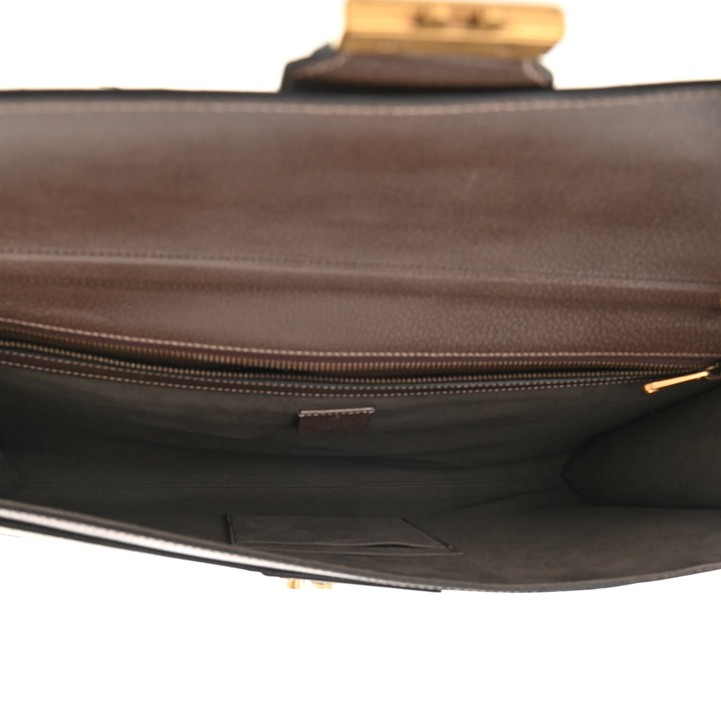 GG Supreme Monogram Web Messenger Bag Brown