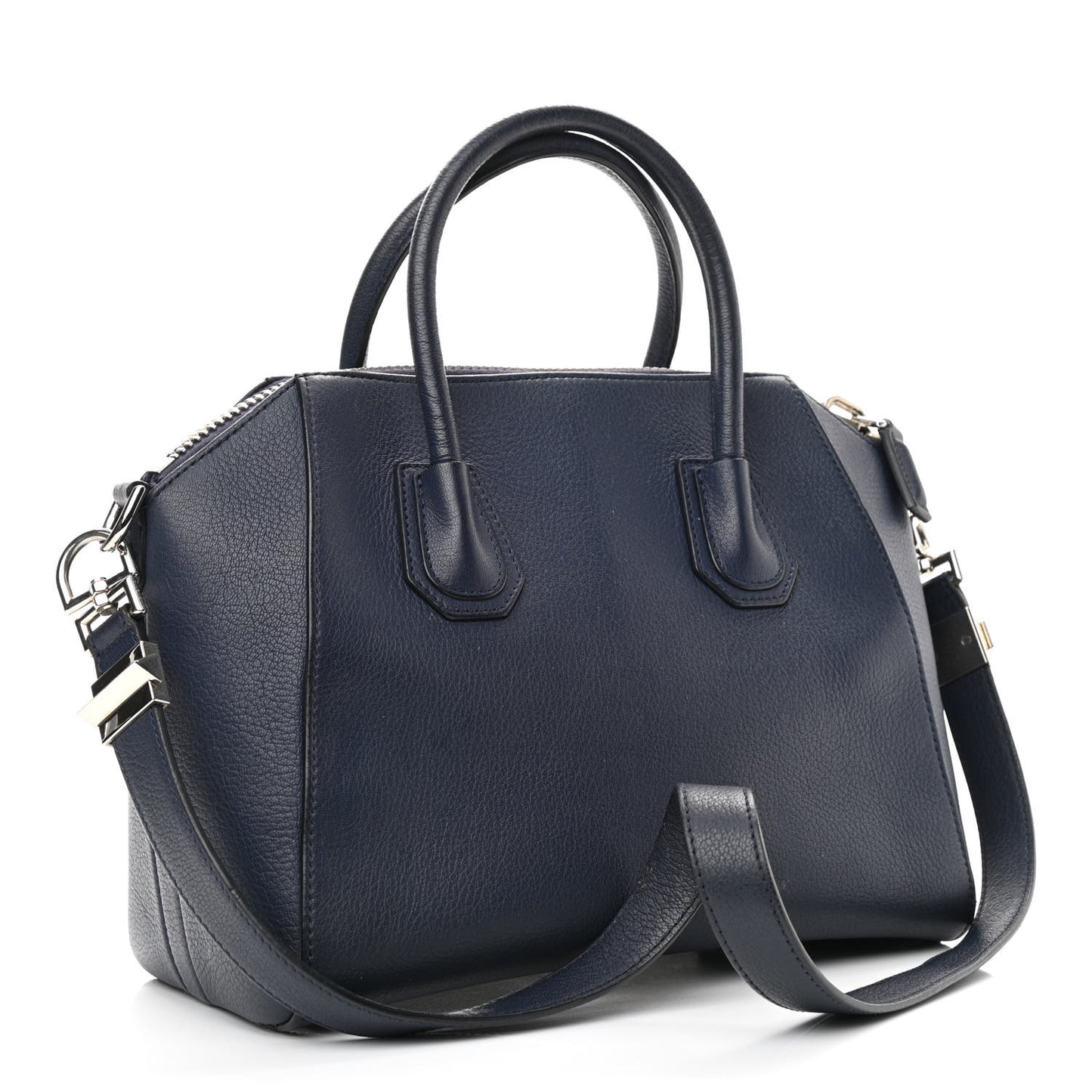 Sugar Goatskin Small Antigona Navy