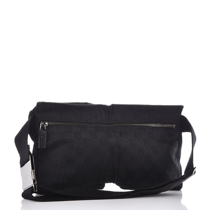 Gucci GG Monogram Double Pocket Belt Bag Black 3 of 12