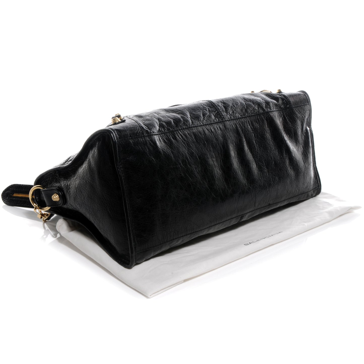 Agneau Giant 12 Gold Hardware Part Time Black