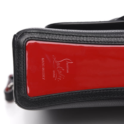 Christian Louboutin Pebbled Calfskin Small Rubylou Shoulder Bag Black 10 of 14