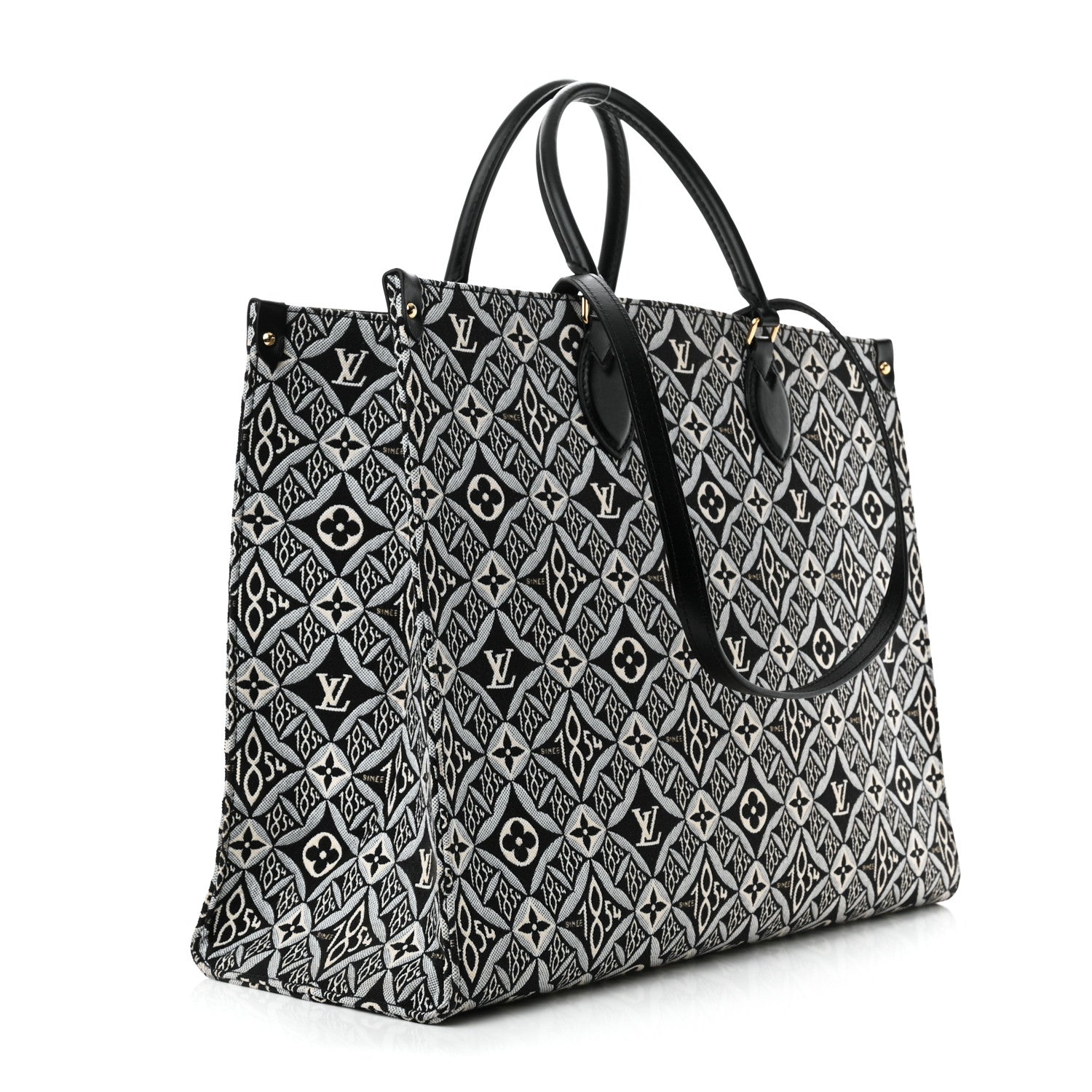 Louis Vuitton Jacquard Since 1854 Onthego GM Grey 3 of 10